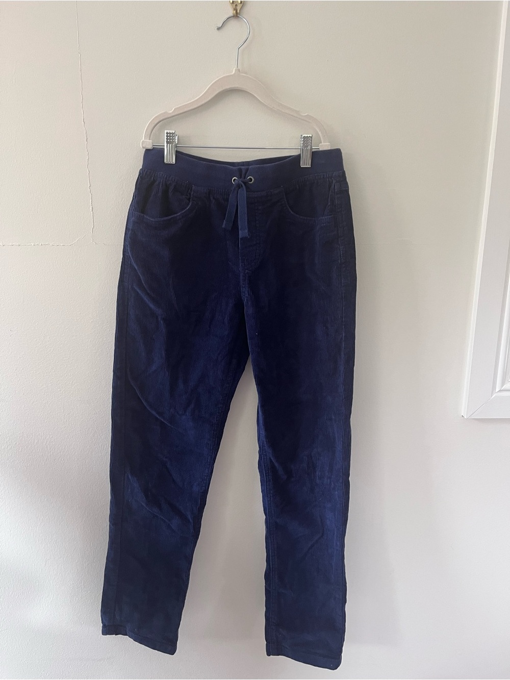 Hanna Andersson | Blue Corduroy Drawstring Pants | Size 12